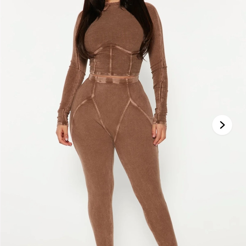 Jaime Legging Set - Brown